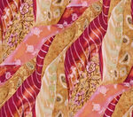 复古风格多彩花纹图案