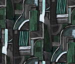 几何绿植图案纹理背景