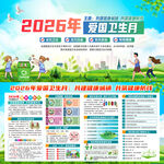 爱国卫生月宣传栏