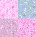 多彩碎花图案背景