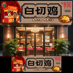 白切鸡门头