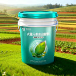 桶装肥料效果图样机