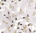 淡紫色植物枝叶印花图案