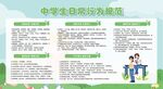 中学生日常行为规范宣传栏