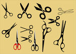 多样剪刀矢量图