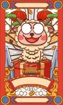 手绘卡通羊年插画海报
