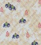 大象图案装饰背景纹理