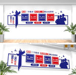 三个绝对四个铁一般警营文化墙