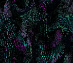 幻彩交织的抽象织物纹理