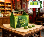 青团创意包装盒平面展开图