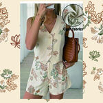 复古花卉图案背景纹理