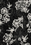 黑白花卉刺绣图案纹理