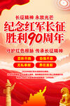 纪念长征胜利90周年海报