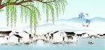 江南水乡春日美景图