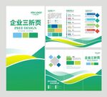 企业三折页模板