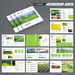 方形农业科技画册