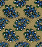 复古花卉图案纹理背景