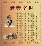古代中医悬壶济世展板