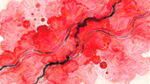 红色抽象水彩纹理背景