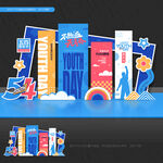 54青年节美陈54青年节