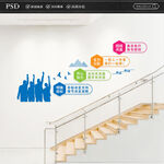 励志楼梯文化墙