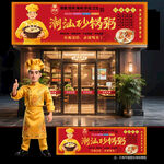 潮汕砂锅粥门头