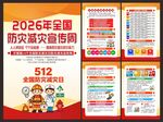 2026年防灾减灾宣传周展板 