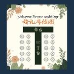 婚礼席位图