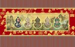 中式传统五娃葫芦装饰画