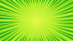 绿色放射状光芒背景图