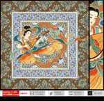 敦煌飞天吊顶图案