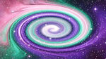梦幻唯美星空旋涡背景