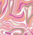 大牌方巾抽象腰果