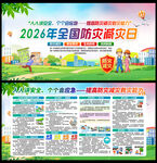 2026防灾减灾宣传知识展板