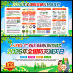 防灾减灾日展板