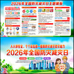 2026年防灾减灾宣传周展板