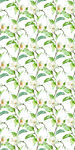 清新绿植花卉无缝图案