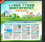 防灾减灾日展板