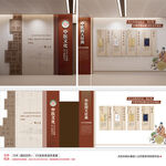 中医四大经典 中医院形象墙