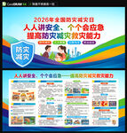 2026年防灾减灾日展板