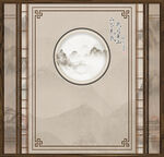 古风山水宋氏美学形象墙