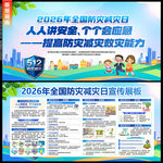 防灾减灾日展板