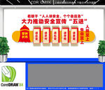 安全宣传五进文化墙