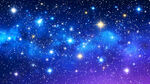 蓝紫色星空