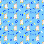 蓝色猫咪图案背景纹理