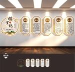 棋牌室文化墙展板