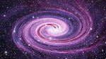 紫色宇宙星空吊顶