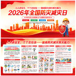 2026全国防灾减灾日展板