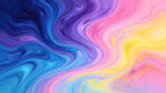 梦幻多彩流体艺术背景