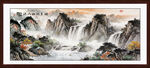 客厅山水画